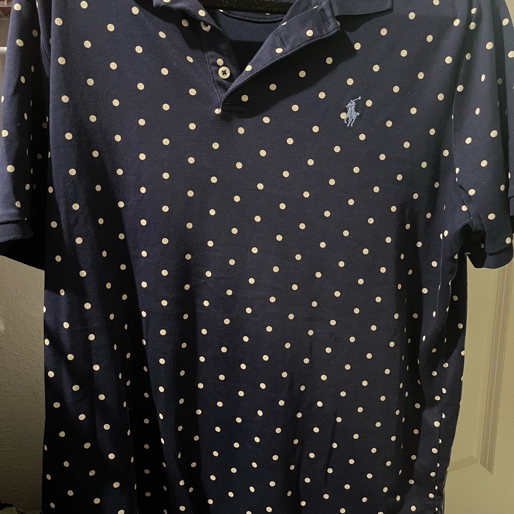 Polo by Ralph Lauren Navy Polka Dot Men's Shirt
